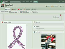 Tablet Screenshot of diaryofjanet.deviantart.com