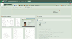 Desktop Screenshot of dragon-queen8.deviantart.com
