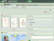 Tablet Screenshot of kira-asuka.deviantart.com