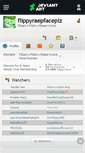 Mobile Screenshot of flippyraepfaceplz.deviantart.com