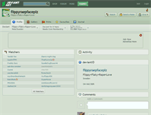 Tablet Screenshot of flippyraepfaceplz.deviantart.com