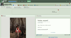 Desktop Screenshot of madame-faith.deviantart.com