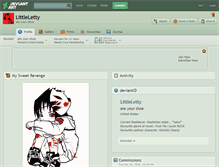 Tablet Screenshot of littleletty.deviantart.com