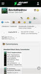 Mobile Screenshot of bowtothedrow.deviantart.com