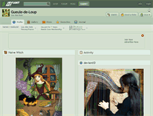 Tablet Screenshot of gueule-de-loup.deviantart.com