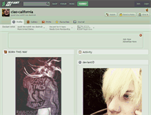 Tablet Screenshot of ciao-california.deviantart.com
