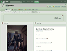 Tablet Screenshot of pizzadreams.deviantart.com