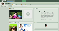 Desktop Screenshot of damodels.deviantart.com