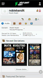 Mobile Screenshot of noblebandit.deviantart.com