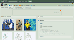 Desktop Screenshot of fazar.deviantart.com