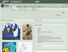 Tablet Screenshot of fazar.deviantart.com