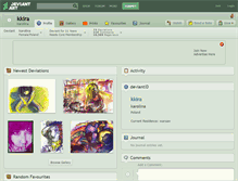 Tablet Screenshot of kkira.deviantart.com