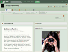 Tablet Screenshot of crazy-crazy-monkey.deviantart.com