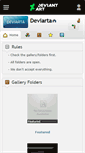 Mobile Screenshot of deviarta.deviantart.com