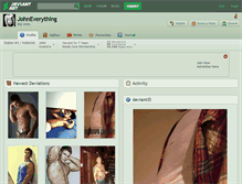Tablet Screenshot of johneverything.deviantart.com
