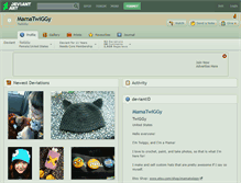 Tablet Screenshot of mamatwiggy.deviantart.com