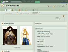 Tablet Screenshot of olivier-m-armstrong.deviantart.com