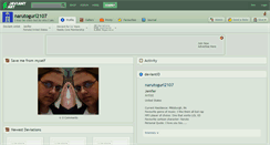 Desktop Screenshot of narutogurl2107.deviantart.com