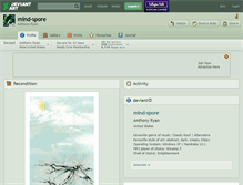 Tablet Screenshot of mind-spore.deviantart.com