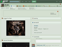 Tablet Screenshot of diwako.deviantart.com