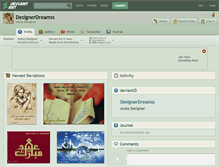 Tablet Screenshot of designerdreamss.deviantart.com