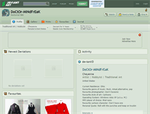 Tablet Screenshot of doctor-mindfreak.deviantart.com