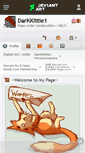 Mobile Screenshot of darkkittie1.deviantart.com