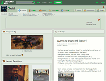 Tablet Screenshot of chetzb.deviantart.com
