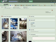 Tablet Screenshot of pcs689.deviantart.com