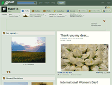 Tablet Screenshot of fiyonk14.deviantart.com