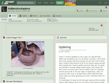 Tablet Screenshot of hiddenxinxshadows.deviantart.com