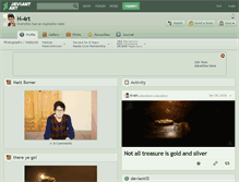 Tablet Screenshot of h-4rt.deviantart.com