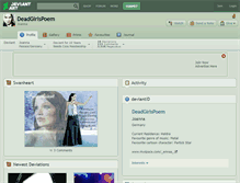 Tablet Screenshot of deadgirlspoem.deviantart.com