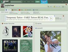 Tablet Screenshot of anettechase.deviantart.com