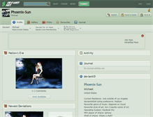 Tablet Screenshot of phoenix-sun.deviantart.com