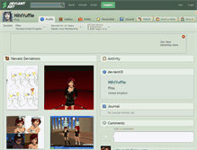 Tablet Screenshot of nihiyuffie.deviantart.com