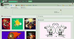 Desktop Screenshot of mykeson.deviantart.com