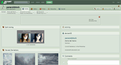 Desktop Screenshot of paranoidstock.deviantart.com