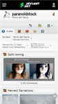 Mobile Screenshot of paranoidstock.deviantart.com