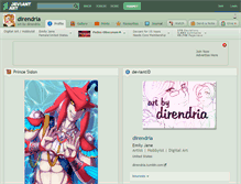 Tablet Screenshot of direndria.deviantart.com