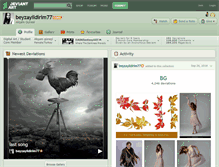 Tablet Screenshot of beyzayildirim77.deviantart.com