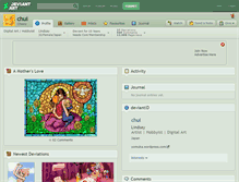 Tablet Screenshot of chui.deviantart.com