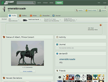Tablet Screenshot of emeraldcrusade.deviantart.com