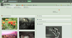 Desktop Screenshot of lilly-grace.deviantart.com