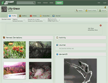 Tablet Screenshot of lilly-grace.deviantart.com