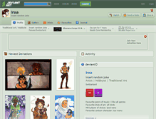 Tablet Screenshot of lrssa.deviantart.com