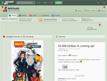 Tablet Screenshot of daliciously.deviantart.com