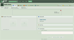 Desktop Screenshot of death-xmon.deviantart.com