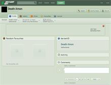 Tablet Screenshot of death-xmon.deviantart.com