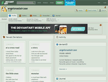 Tablet Screenshot of angelonastaircase.deviantart.com